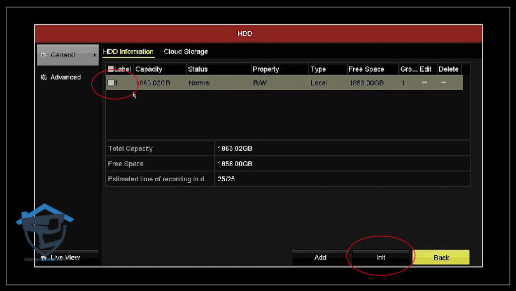 حذف فیلم از دوربین مداربسته