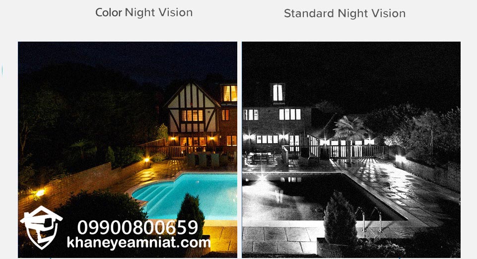 دوربین مداربسته دید در شب رنگی