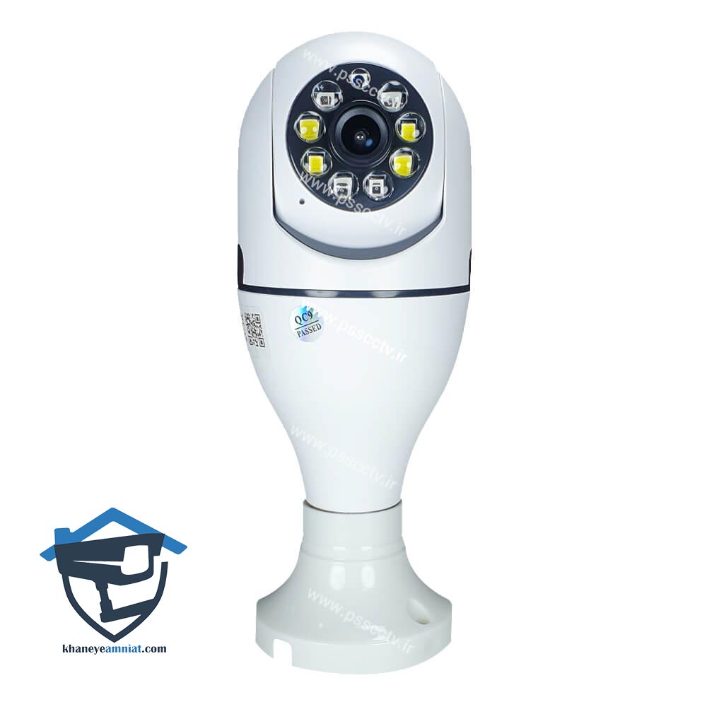 دوربین مداربسته چرخشی لامپی