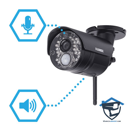  دوربین مداربسته با ضبط صدای دوطرفه