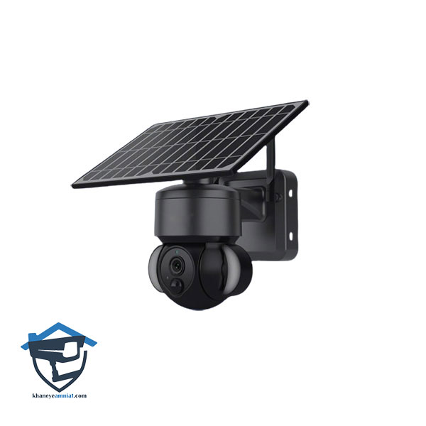 امنیت فضای باز با دوربین PTZ خورشیدی
