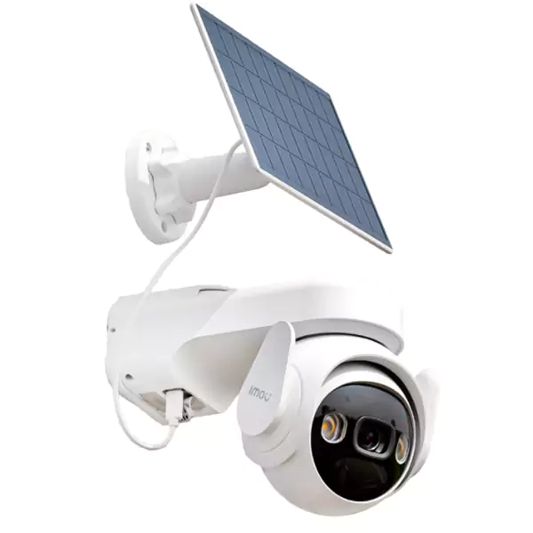 امنیت فضای باز با دوربین PTZ خورشیدی