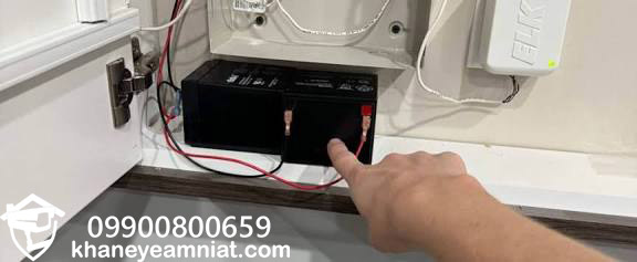  تست باتری دزدگیر اماکن